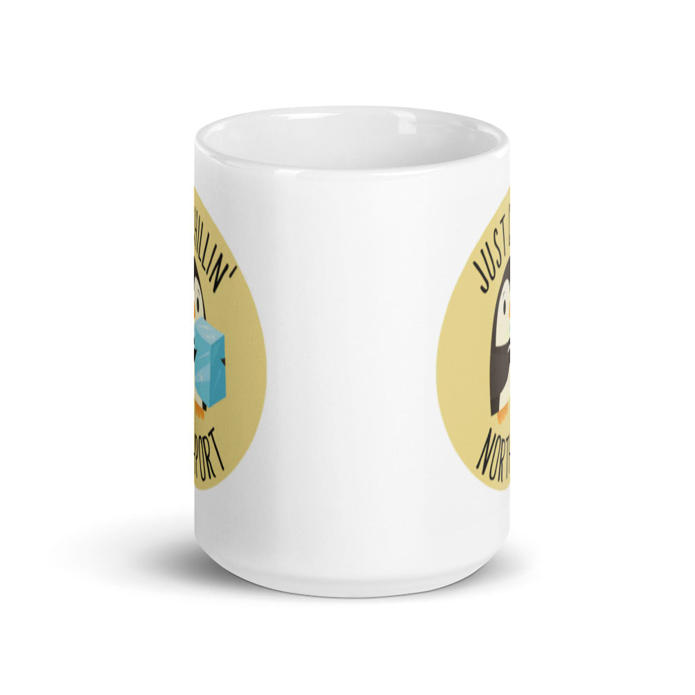 Just Chillin' in Detroit 16 oz Coffee Mug - Pure Detroit