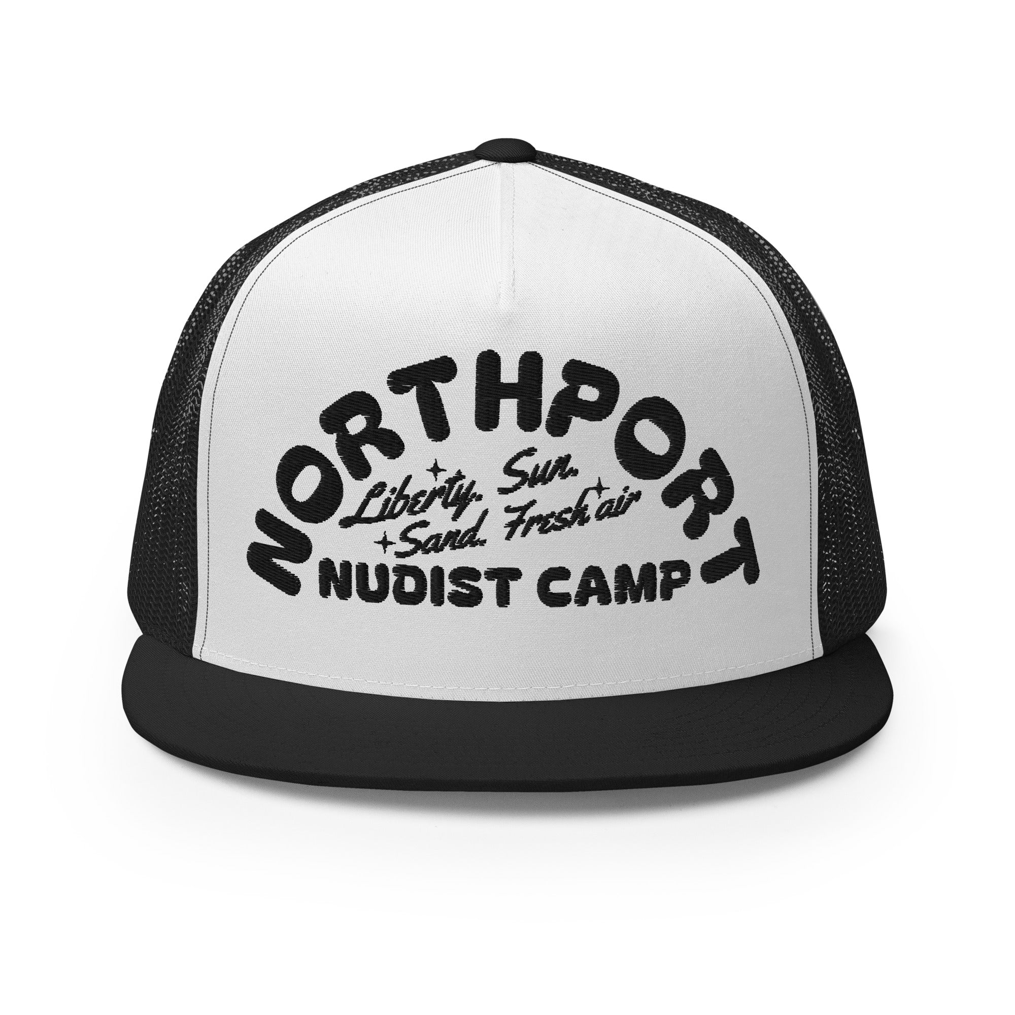 Northport Nudist Camp Trucker Cap - Black  Enjoy Michigan Default Title  