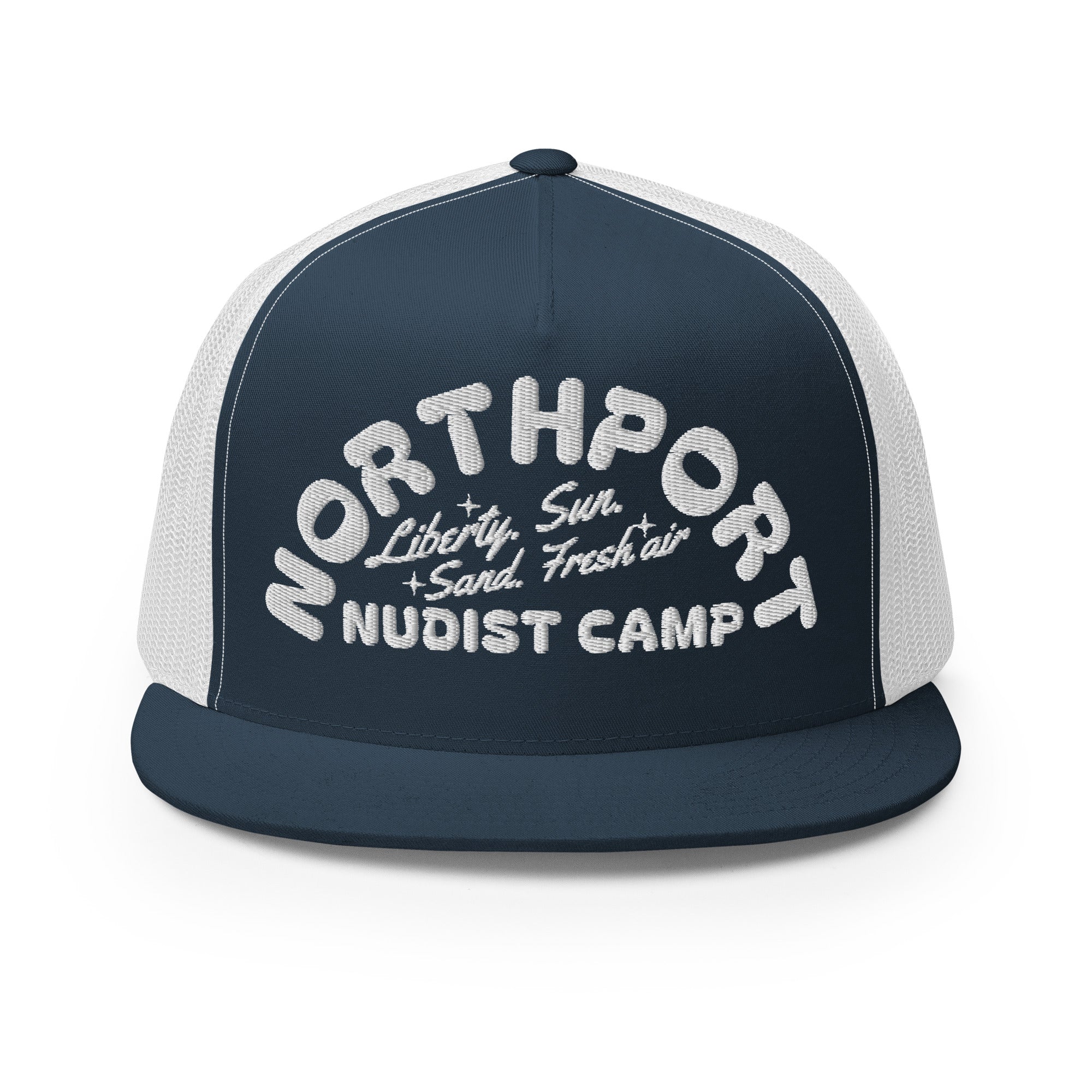 Northport Nudist Camp Trucker Cap - Navy hat / cap Enjoy Michigan Default Title  