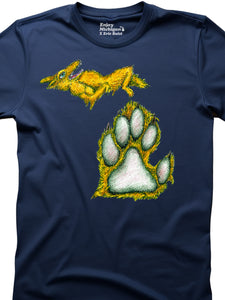 Michigan Dogman Unisex T-shirt - Navy t-shirt Enjoy Michigan   