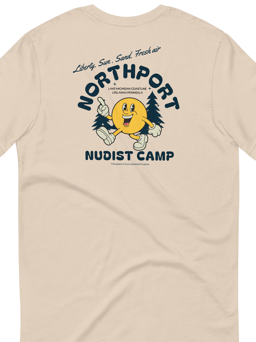 Northport Nudist Camp Unisex T-shirt - Soft Cream  Enjoy Michigan   