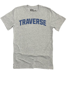 Traverse Premium T-shirt - Athletic Gray t-shirt Enjoy Michigan   