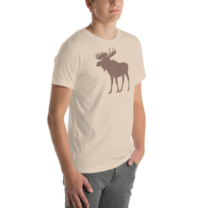 Moose Premium unisex T-shirt - Soft Cream  Enjoy Michigan   