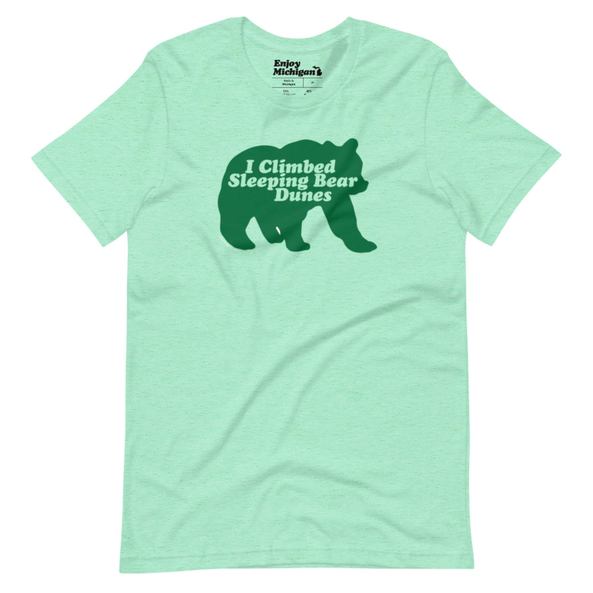 I Climbed Sleeping Bear Dunes Unisex T-shirt  Enjoy Michigan S  